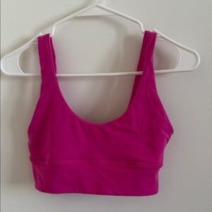 Lululemon Magenta Scoop Sports Bra